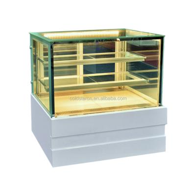 China Economical Bakery Display Case Fan Single-temperature 3 Layers Cooling Refrigerated Cake Showcase for sale