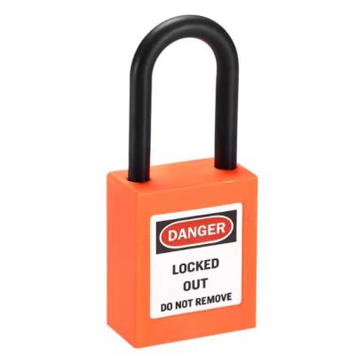 China Electrical Safety lockout Industrial Padlock ABS Plastic for sale