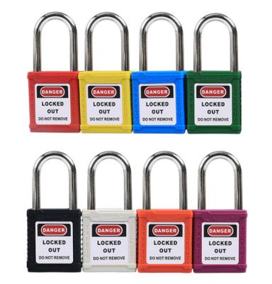 China Lockout Tagout Safety Industrial Padlock Yellow Blue Green Red for sale