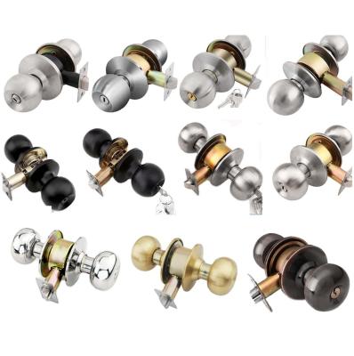 China Stainless Steel Cylindrical Knob Lock Lockset Deadbolt Door Lock For Truck Door 0.22 Kgs for sale