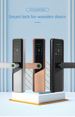 Китай Electric Digital Smart Volibel Aluminum Alloy Rfid Card Password Code Door Lock Without Fingerprint Tuya Ttlock App продается