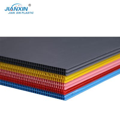 China Waterproof Wholesale High Quality PP Corrugated Polypropylene Hollow Sheet / Board for sale