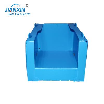 China Lightweight Multi Functional UV Or Silk Screen Printing Custom Corrugated Plastic Box Packaging Trays / Containers for sale