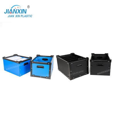 China Recycled Materials Foldable Corrugated Plastic Packing Box / Plastic Corrugated Boxes for sale