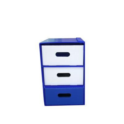 China Multifunctional Recycled Materials Plastic Container Double Sided Box for sale