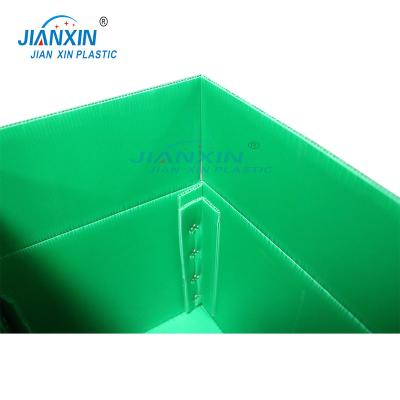 China Good Quality Factory Made Recycled Materials Wholesale Folding Corrugated Plastic Box for sale