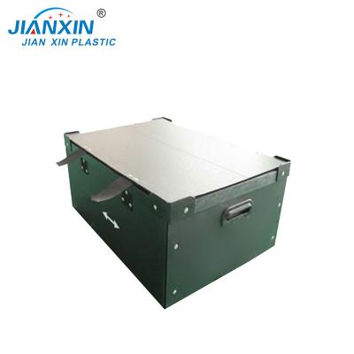 China Recycled Materials Eco - Friendly PP Anti - Static Corrugate Plastic Box for sale