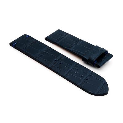 China Mens Watch Strap 24mmHandmade Quick Release Wrist Genuine Leather Charming Watch Bands for sale