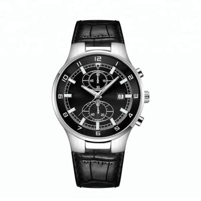 China Custom Alarm Chronograph Sapphire Mirror Watch Logo 316l Stainless Steel Mens Watch Wholesale for sale