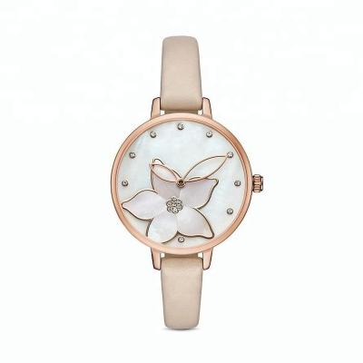 China Wholesale Alarm Women Rose Gold Watch OEM Stainless Steel Water Resistant Feature Wrist Watch for sale