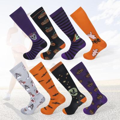 China YUELI QUICK DRY wholesales football Halloween crew breathable quick dry socks for sale