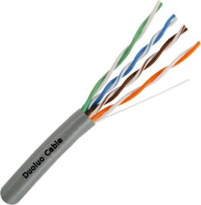 China Horizontal Jacket UTP 300MHz 4x2x24AWG Lan Telecommunication Cables Cat5e PVC/LSZH/HFFR for sale