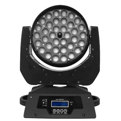 China plastic dmx 360w led rgbw 4 in-1 with moving head zoom wash stage light for sale