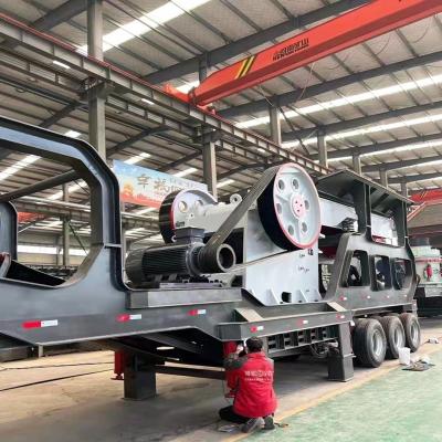 China Mobile Crusher Jaw Crusher Plant Manufacture with Lifelong Spare Parts Supply for sale