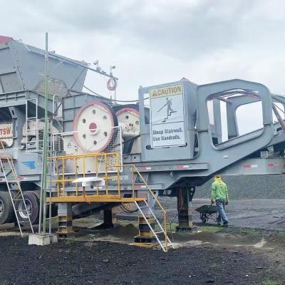 Chine Machine de concassage à cône à impact de mâchoire mobile pour les agrégats Minerai de pierre YD1349E912 dans 1 à vendre