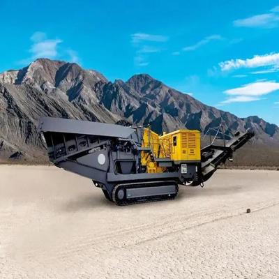 Cina Mobile Tracked Concrete Impact Crusher Stone Crusher Line in con 70-297kw di potenza del motore in vendita