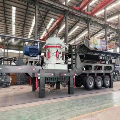 Chine Ligne de production de pierre de 70 à 300 tonnes par heure Crawler Mobile Cone Crusher avec technologie de pointe à vendre