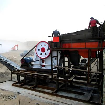 China 100-300mm Ausgang Größe KE96 Stein Aggregat Steinbruch Granit Pec Kiefer Brecher für den Markt zu verkaufen