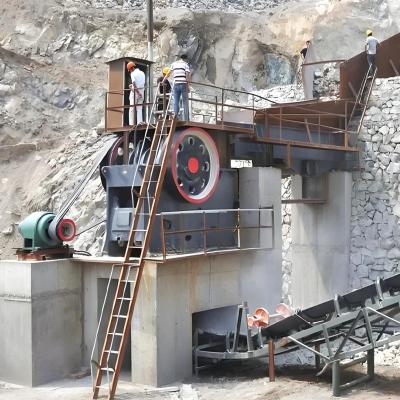 China Complete Rock Crushing Machine Stone Jaw Crusher KE200 with Screening Line Customization for sale