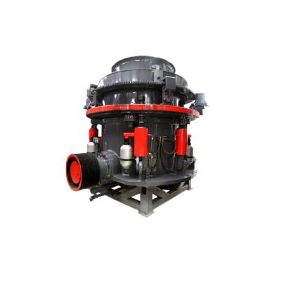 China AC Motor Ore Hydraulic Cone Crusher with Conveyor Belt and Inlet Size 76-320mm for sale