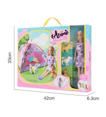 China Baby Travel Camping Theme MODEL TOY Top Sale Guaranteed Quality - doll toy set with mini tent for sale