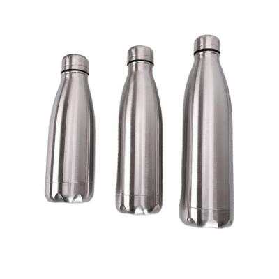 China Sustainable 500ml 750ml 1000ml Single Layer Recycled Stainless Hot Water Bottles for sale