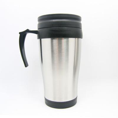 China 16OZ Metal Coffee Stainless Steel Auto Travel Mug Eco-friendly Sustainable For Car for sale