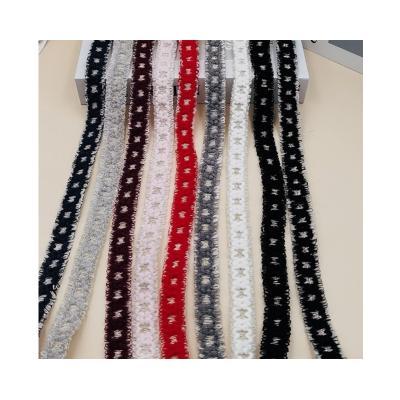 China Viable Wholesale Korean Small Perfume Lace Color 2cm Diy Clothing Hair Accessories Bow Ribbon for sale