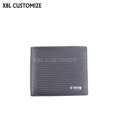 China Anti-theft Emboss Wallet Men's Wallet Wholesale Luxury Genuine Skin Leather Cowhide Embossed Men's Wallet for sale