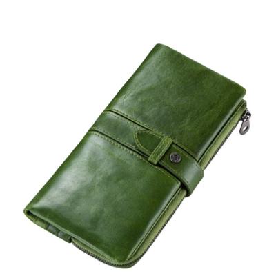 China RFID XBL FIT Vintage Lady Genuine Leather Clutch Purse Women Wallet And Purse Guangzhou Wholesale Market for sale