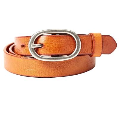 China Fashion XBL fashion ladies belt minimalist belt manual abrasion resistant cowhide leather women belts for sale