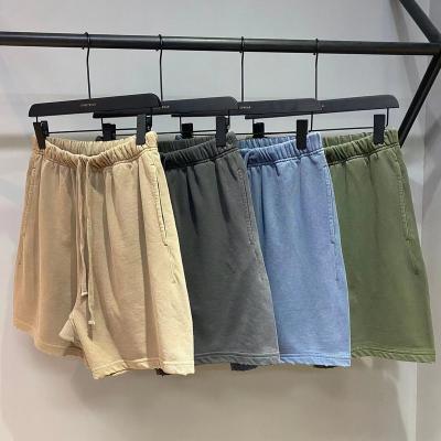 China High Street QUICK DRY Mens Workout French Terry Cotton Distressed Vintage Washed Men's Shorts Custom Made for sale