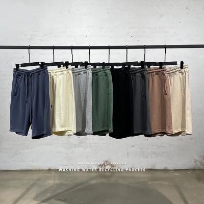 China Sports Casual Cotton Premium Terry Oversize Mens Shorts Customized 2022 Summer QUICK DRY style new with logo for sale