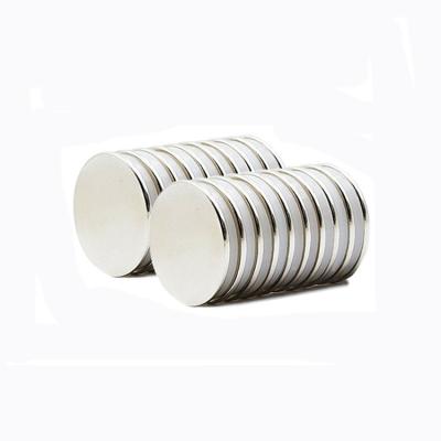 China Custom Industrial Magnet Neodymium Magnet N35 N42 N48 N52 Neodymium Disc Magnet 3M Self Adhesive Magnet for sale