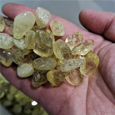 China High Quality Natural Citrine Tumbled Stone from Europe Crystal Tumbled Stone Crystal Crafts Reiki for Healing for sale