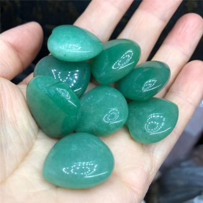 China Europe Wholesale Crystal Hearts Natural Green Aventurine Quartz Crystal Heart For Healing for sale