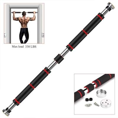 China Horizontal Bar Trainer 80cm USA/EU Warehouse Door Horizontal Bars Exercise Workout Gym Chin Up Training Pull Up Home Bar for sale