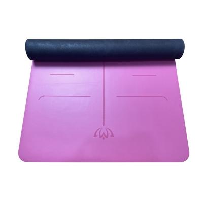 China PU+Natural Rubber Customize Cheap Sports Products, Light Pink Yoga Mat, Folding Yoga Mat for sale