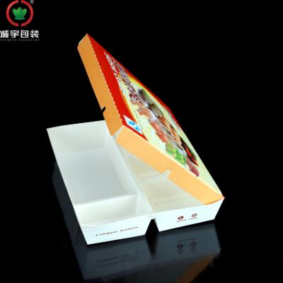 China Disposable Custom Design Disposable Paper Lunch Box for sale