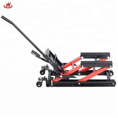 China Car Jack Cheap Price 1500lb Scissor Motorcycle Hydraulic Bike Atv Jack Lift for sale