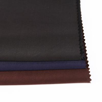 China Popular 118D FDY clothing fabric antistatic spandex plain dyed designer knit fabrics suppliers in china for sale