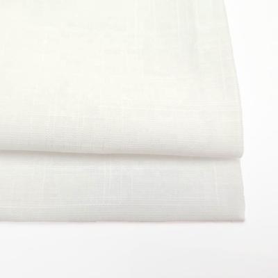 China Wholesale Antistatic Woven Cotton Roving Single Half Bleached Fabric For Garment Finish Dyeing And Digital Print for sale