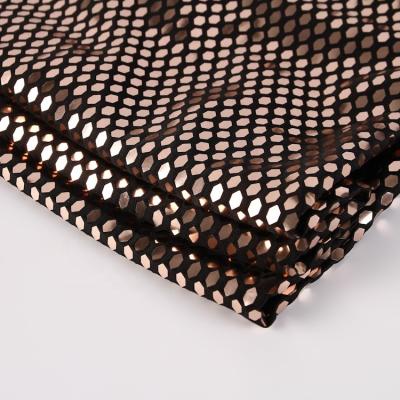 China Anti-Static Wholesale Sequin Sequin On FDY Knit Polyester Fabric for sale