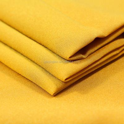 China Anti-Static Simulated Silk Elastic Fabric Women's High Elastic Satin Stretch Women's Homewear Cheongsam Fabric for sale