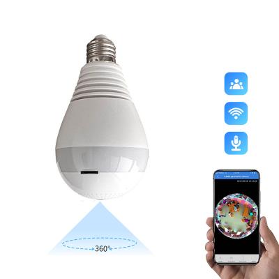 China Hot Selling Qearim V380pro NIGHT VISION Good Price 960p/1080p/3mp/5mp Wireless Panoramic Fisheye Cam V380 Bulb Camera 360 IP WiFi Camera for sale