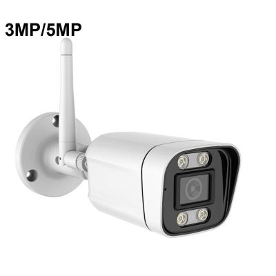 China Hot Outdoor Human Full Color Cctv Camera QEARIM Function Detection Camera Wireless IP P2P 3MP ICSEE IP66 AI Wireless Bullet Camera for sale