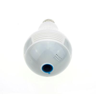 China Qearim NIGHT VISION iCSee Panoramic View Wireless Bulb Wifi Baby Home Monitor 360 Degree Fisheye Wifi Smart IP Camera Night Vision 2 Audi Way for sale