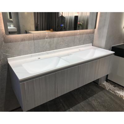 China Modern European Style Washroom Bathroom Vanity Manufacturer Modern Bathroom Cabinets for sale