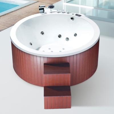 China Good Quality Free Round Ware Massage Whirlpool Hot Tub Spa for sale