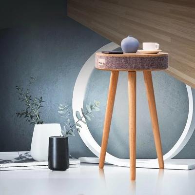 China 2021 New Convertible Multifunctional Smart Speaker Desk Hot Selling Furniture Speaker Designed Wireless Coffee Table With Speaker for sale